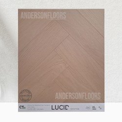 Canadian Standard, LUCID Herringbone 5” x 3/4" Engineered Hardwood - Soothe Canadian Standard, LUCID Herringbone 5” x 3/4" Engineered Hardwood - Soothe